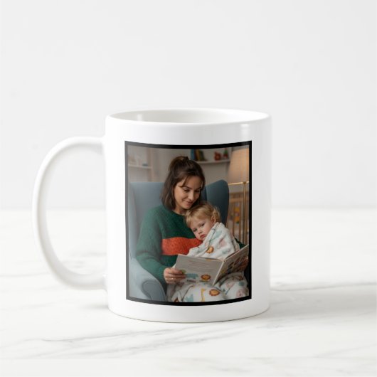 Mom Forever Grateful For You Soft Script 1 Photo Koffiemok (Links)