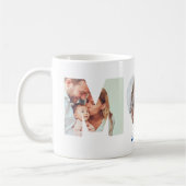 MOM Foto letters Est. Datum eerste keer moeder Koffiemok (Links)