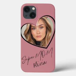 MOM Foto Stijlvol Modern Blush Pink Case-Mate iPhone Case