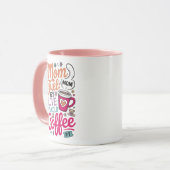 Mom Fuel: 99% liefde, 1% koude koffie Mok (Voorkant links)