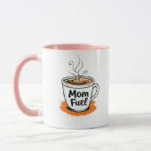 Mom Fuel | Koffie Moeders Gift | Grappige Moederda Mok (Links)