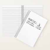 Mom Fuel Koffie Silhouet Quote Notitieboek (Binnen)