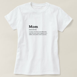 Mom Funny Dictionary Definitie T-shirt