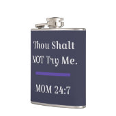 MOM Funny Sarcastic Gezegde Heupfles (Links)