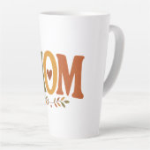 MOM Gezellige Herfst Moederdag Latte Mok (Rechterhoek)