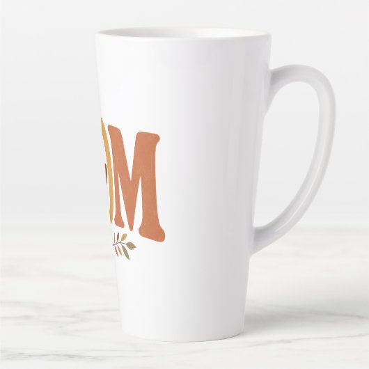 MOM Gezellige Herfst Moederdag Latte Mok (Rechts)
