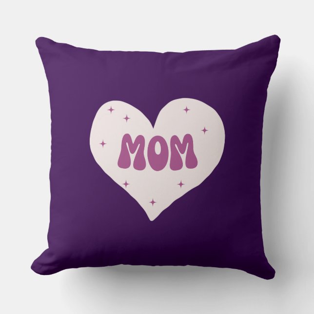 Mom Gift Heart Kussen (Voorkant)
