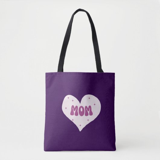 Mom Gift Heart Tote Bag (Voorkant)