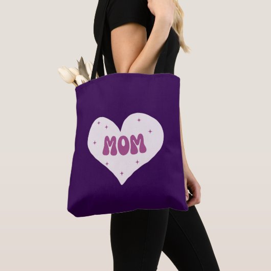Mom Gift Heart Tote Bag (Dichtbij)
