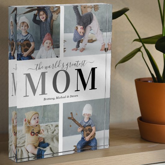 Mom Gift Photo Block Fotoblokken