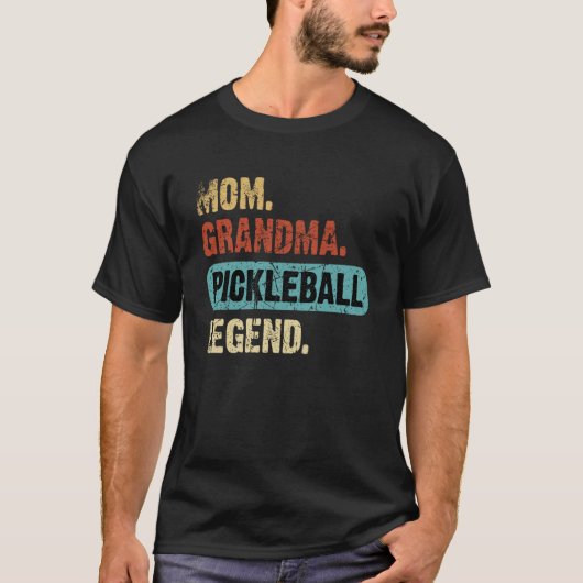 Mom Grandma Pickleball Legend T-shirt (Voorkant)