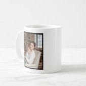 Mom Greatest Blessing Heartfelt Easy Custom Photo  Koffiemok (Voorkant links)