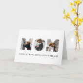 MOM Happy Mothers Day Foto Kaart (Gele Bloem)
