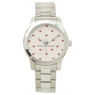 Mom Heart Watch – Elegant Moederdag cadeau Horloge