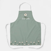 Mom in Bloom Personalized Apron - Baby Shower  Schort (Voorkant)