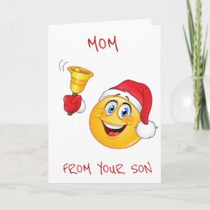 MOM IS DE BESTE GIFT EVER **CHRISTMAS EMOJI** FEESTDAGEN KAART