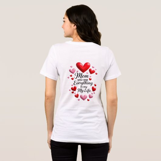 Mom is everything Tri-Blend shirt (Achterkant volledig)