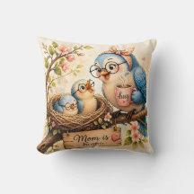 Mom Is Home Throw Pillow  