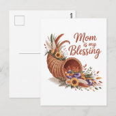 Mom Is My Blessing Briefkaart (Voorkant / Achterkant)