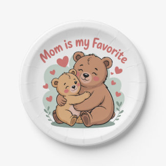 Mom Is My Favorite Papieren Bordje