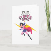 Mom is my superhero kaart (Voorkant)