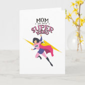 Mom is my superhero kaart (Gele Bloem)