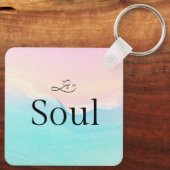 Mom is Mystery, Magic, Sass & Soul Keychain Pastel (Achterkant)