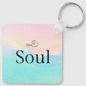 Mom is Mystery, Magic, Sass & Soul Keychain Pastel (Achterkant)
