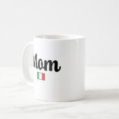 Mom Italian Flag Mug Koffiemok (Voorkant links)
