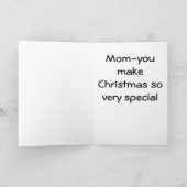 MOM-JE MAAKT CHRISTMAS ELK JAAR SPECIAAL FEESTDAGEN KAART (Binnen)