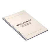 Mom Journal Chaos en rustig Moederdag cadeau Notitieboek (Rechterzijde)