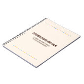 Mom Journal Chaos en rustig Moederdag cadeau Notitieboek (Linkerzijde)