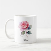 Mom June Birth Flower Rose Koffiemok (Links)