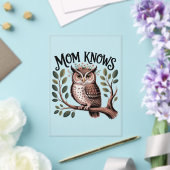 Mom Knows Acryl Uitnodigingen (Insitu (Huwelijk))