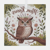 Mom Knows Glas Ornament (Achterkant)