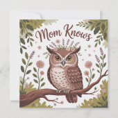 Mom Knows Kaart (Voorkant)