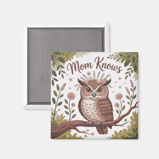 Mom Knows Magneet (Voorkant / Achterkant)