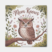 Mom Knows Magneet (Voorkant)