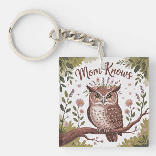 Mom Knows Sleutelhanger (Voorkant)