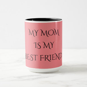 "MOM" koffie of thee TWEE TONED mok. Mok