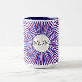"MOM" koffie of thee TWEE TONED mok. Mok (Midden)