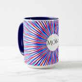 "MOM" koffie of thee TWEE TONED mok. Mok (Voorkant links)