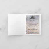 MOM Koningin van mijn leven Glitter Folded Note Ka Notitiekaartje (Binnen)