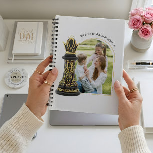 MOM Koningin van mijn leven, Gouden Schrift Zwarte Notitieboek