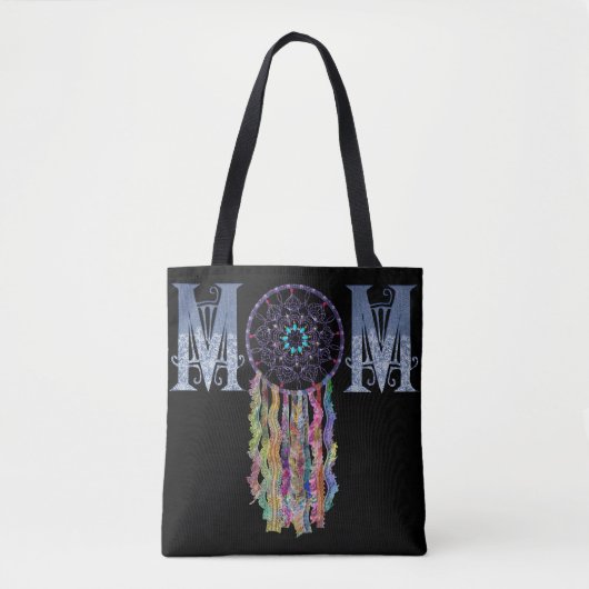 MOM Lace en Painted Denim Dreamweaver Tote Bag (Voorkant)