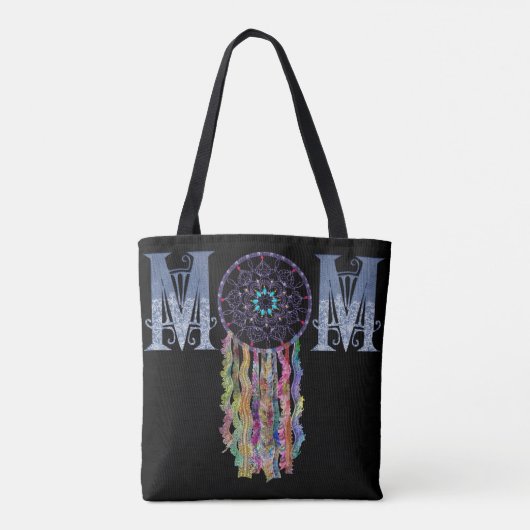 MOM Lace en Painted Denim Dreamweaver Tote Bag (Achterkant)