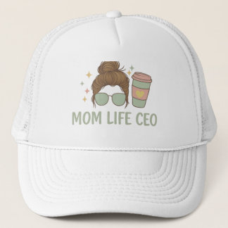 Mom Life CEO Trucker Hat Pet