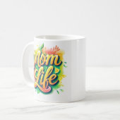 Mom Life Custom Name Mok – Lemonade geïnspireerd o (Voorkant links)