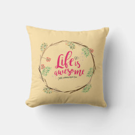 Mom life design met leuke en zinvolle items kussen