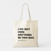 Mom Life Fun Slogan Modern Minimalist Design Tote Bag (Achterkant)